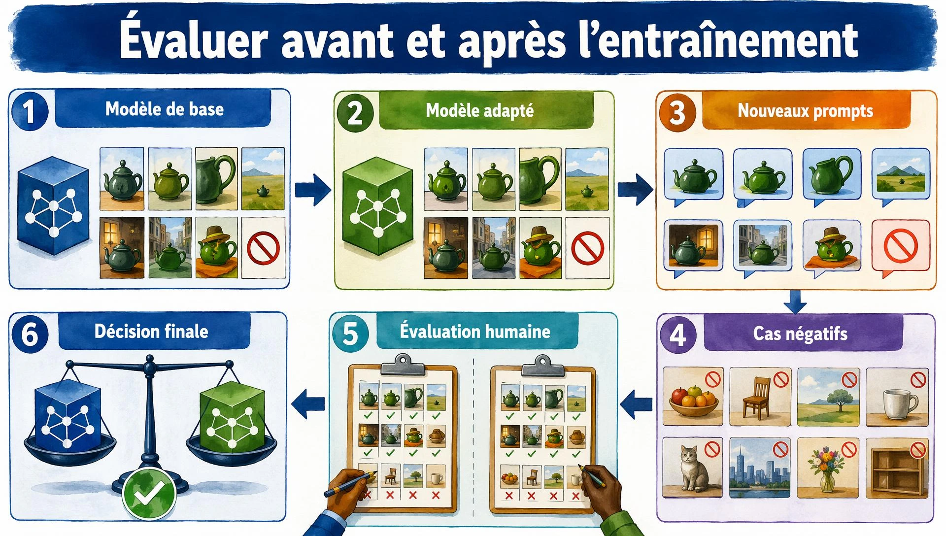 Évaluer avant et après l’entraînement