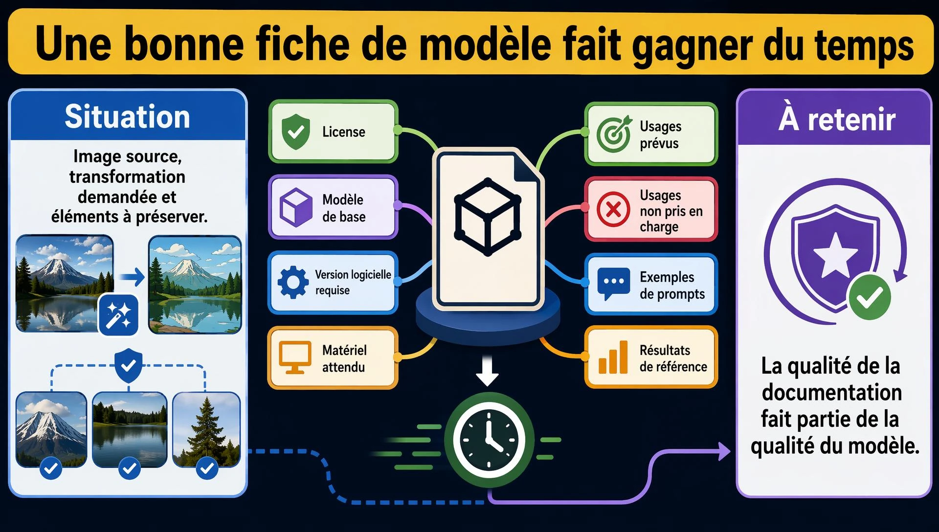 Une bonne fiche de modèle fait gagner du temps