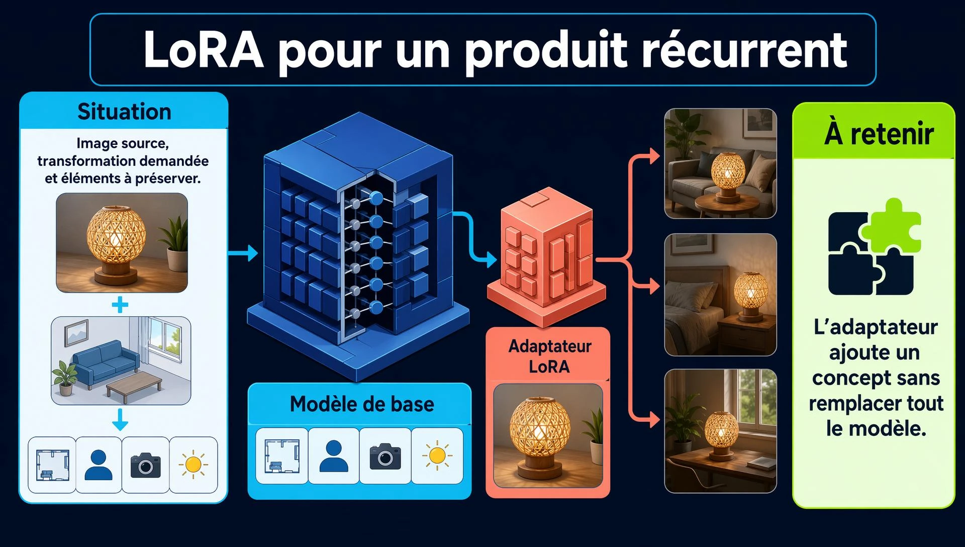 LoRA pour un produit récurrent