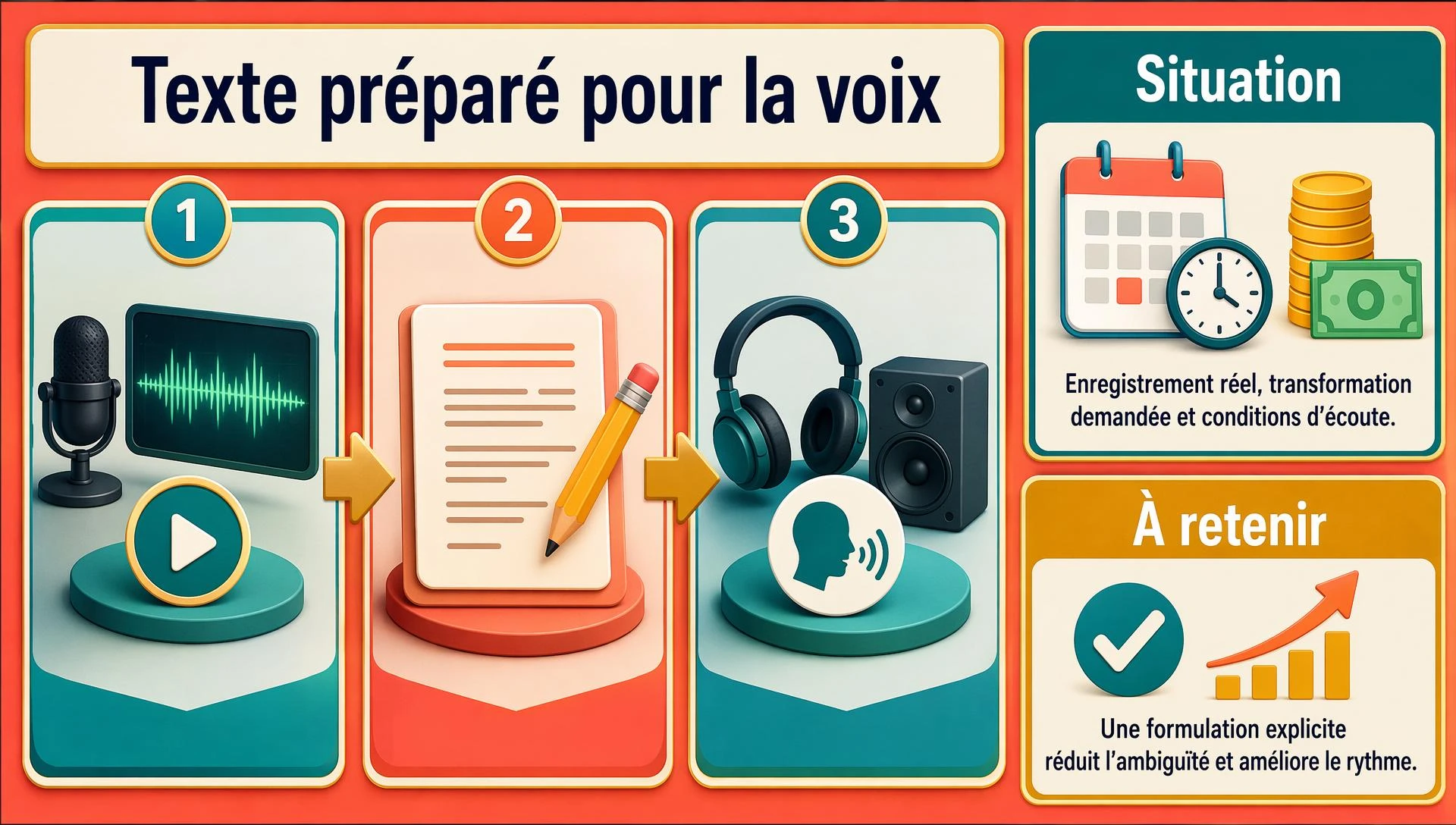 Texte préparé pour la voix