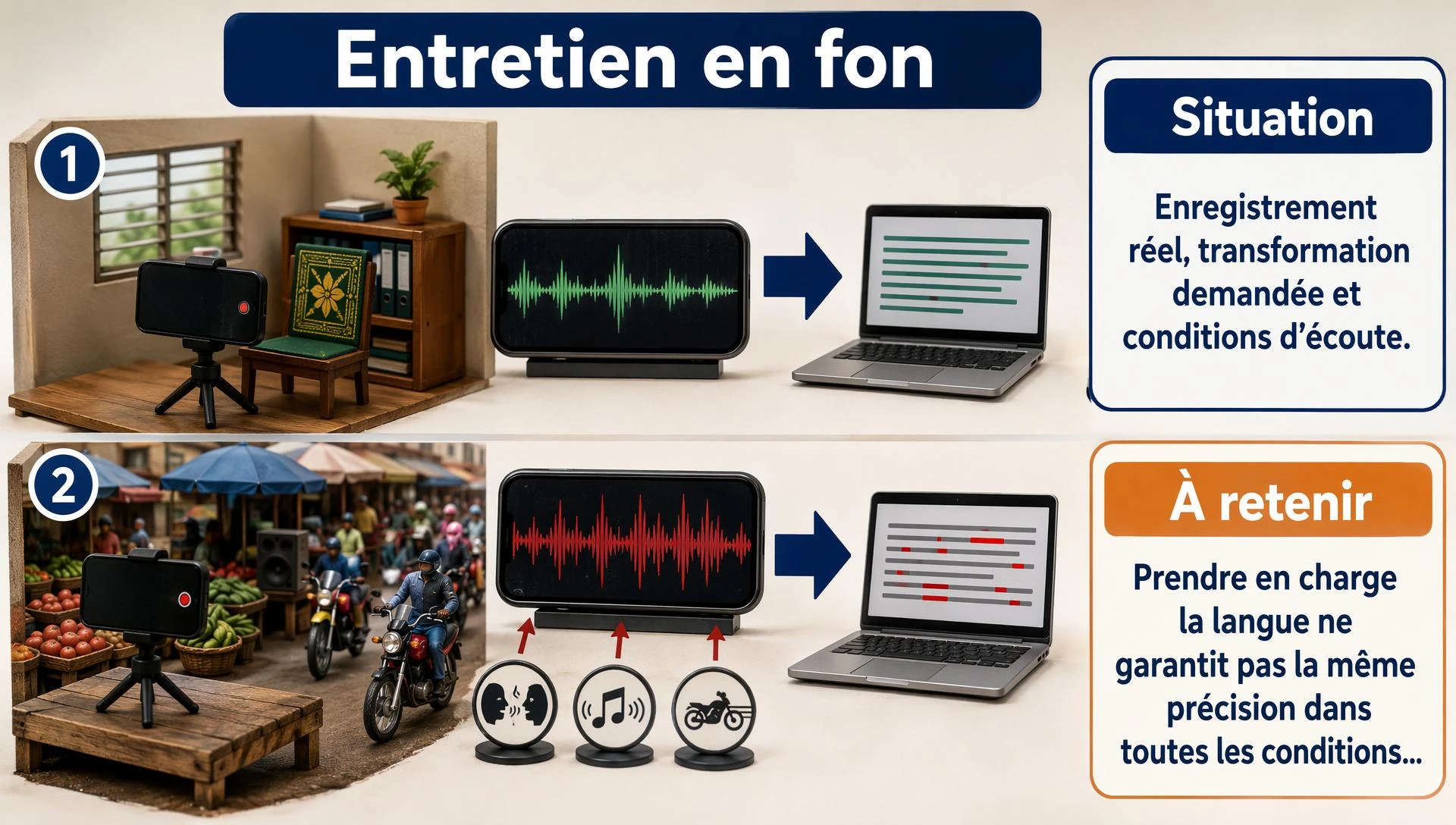 Entretien en fon