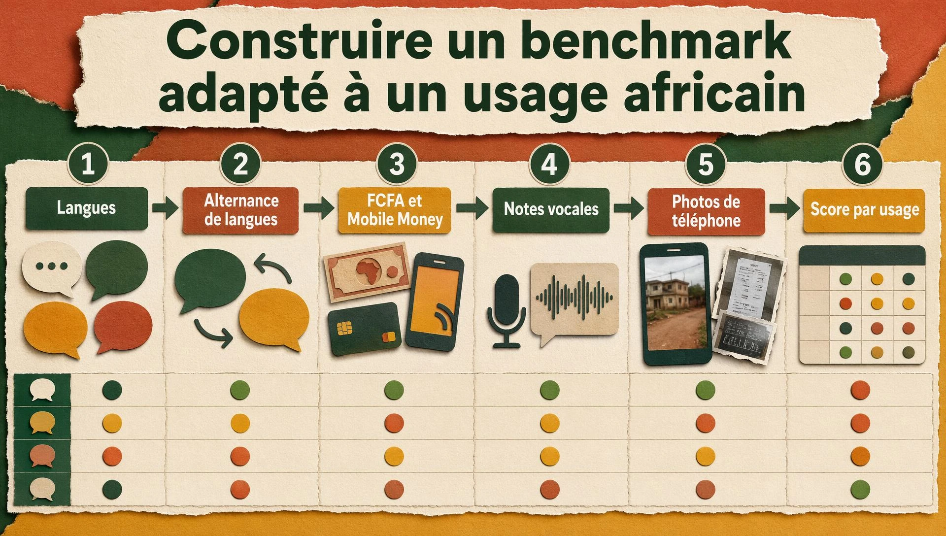 Construire un benchmark adapté à un usage africain