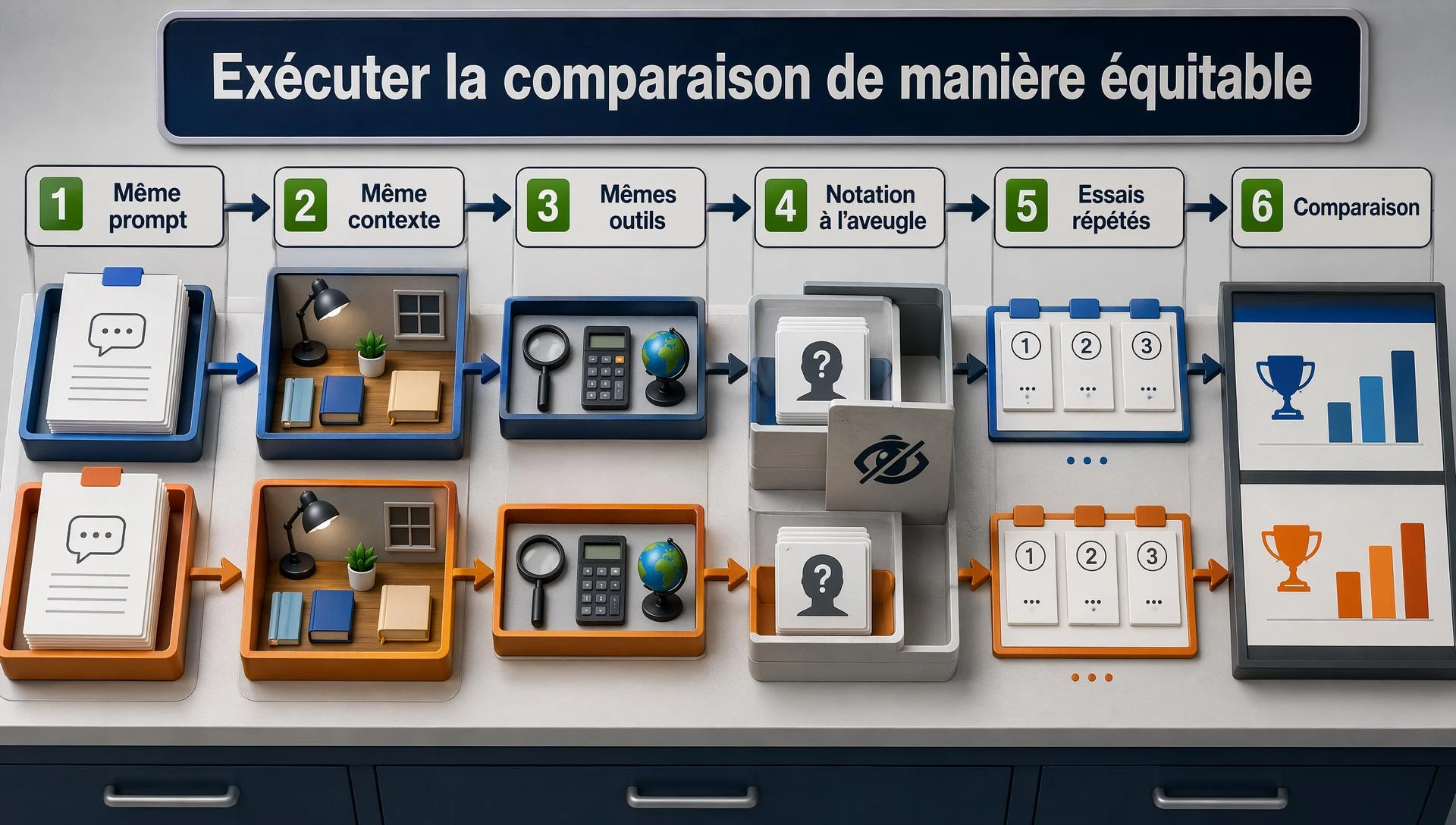Exécuter la comparaison de manière équitable