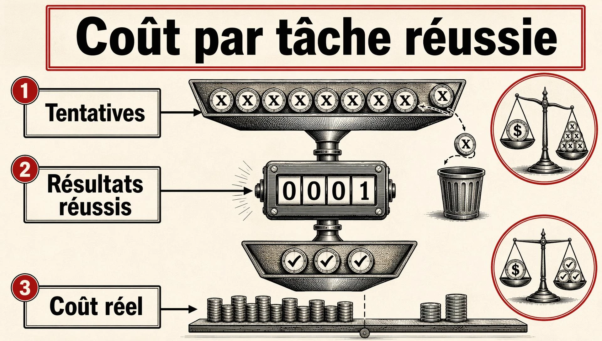 Coût par tâche réussie