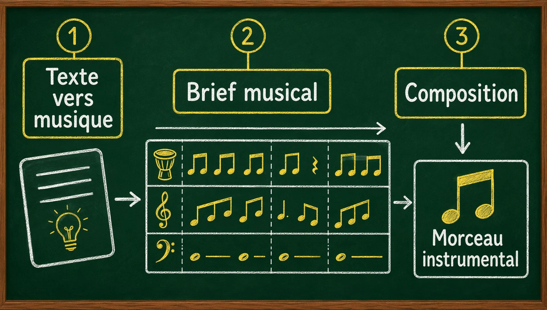 Text-to-music