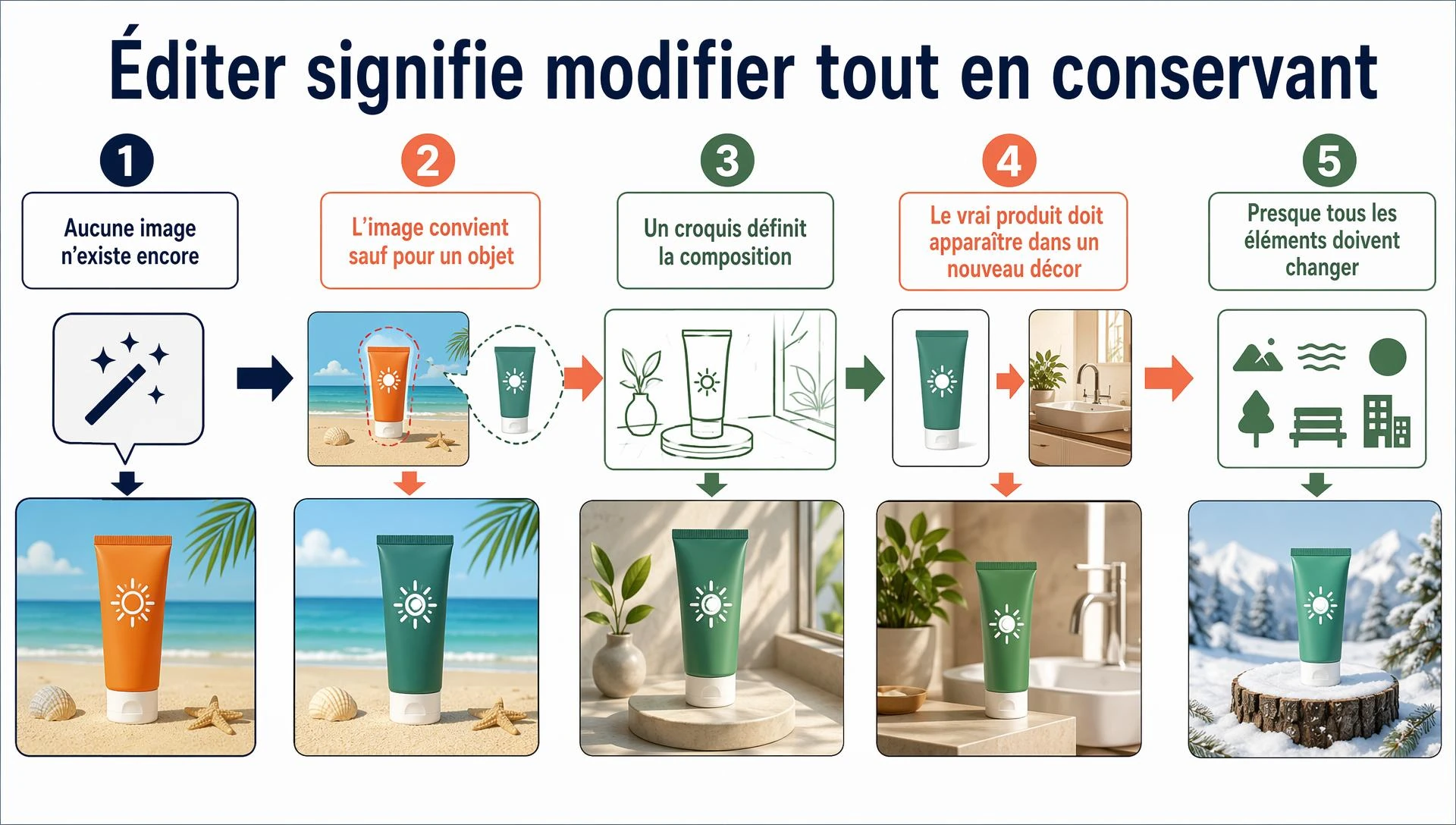 Éditer signifie modifier tout en conservant