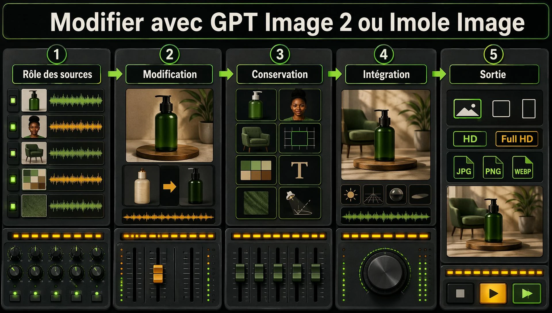 Modifier avec GPT Image 2 ou Imole Image