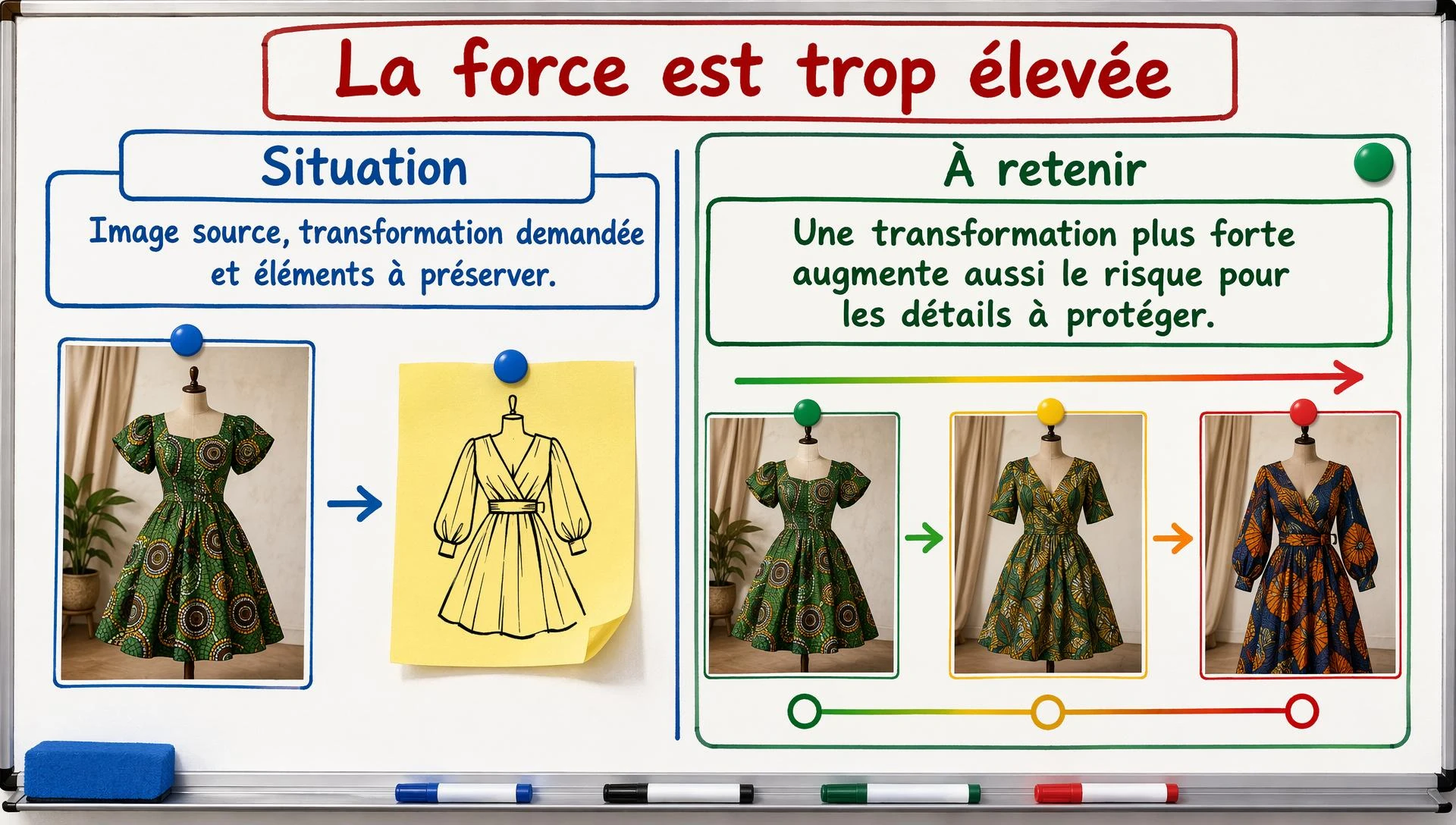 La force est trop élevée