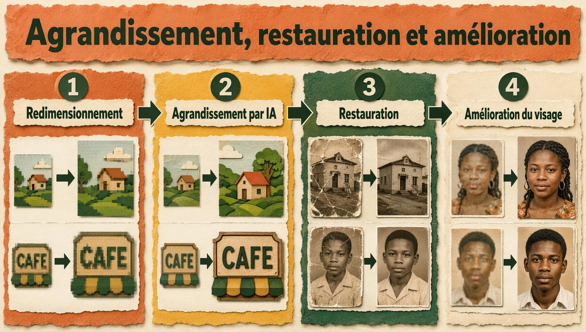 Agrandissement, restauration et amélioration