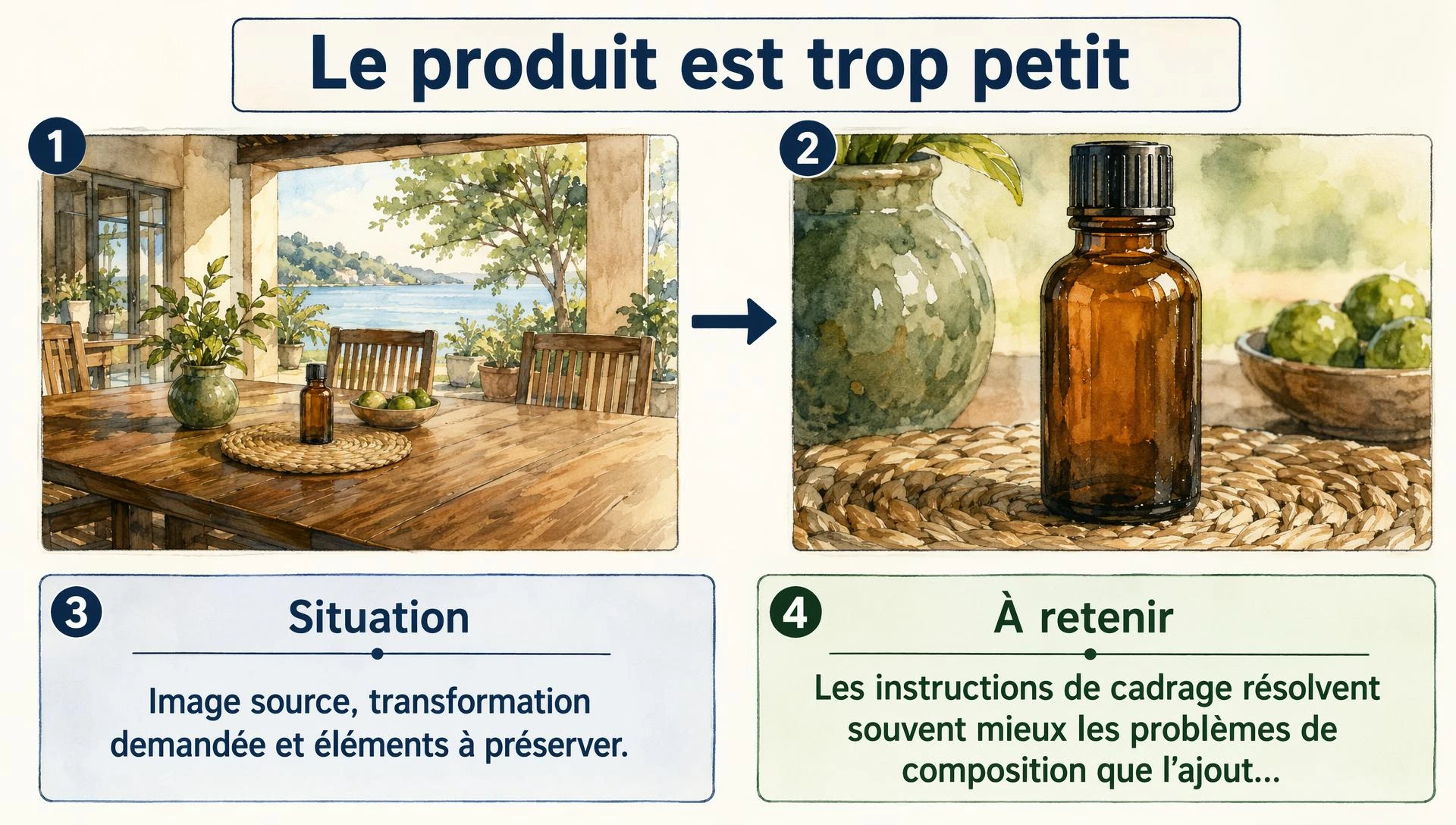 Le produit est trop petit