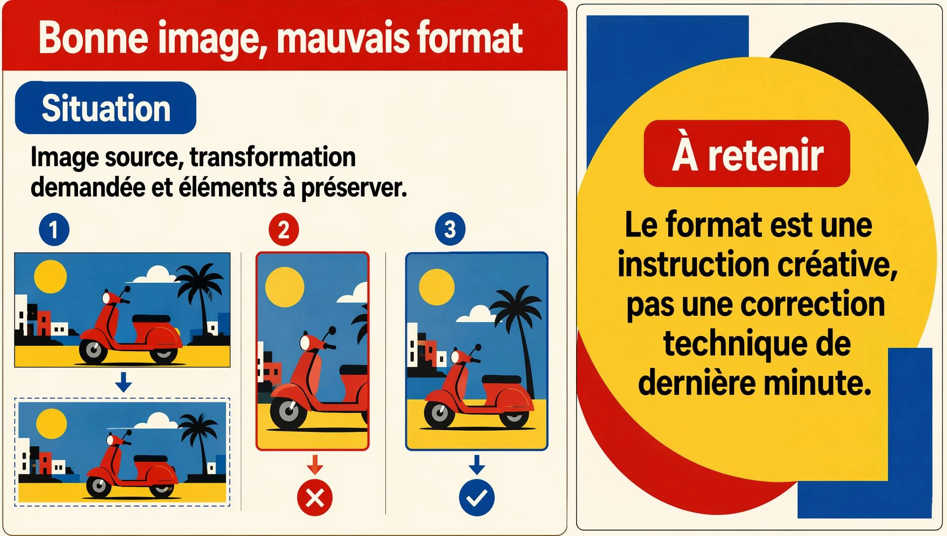 Bonne image, mauvais format