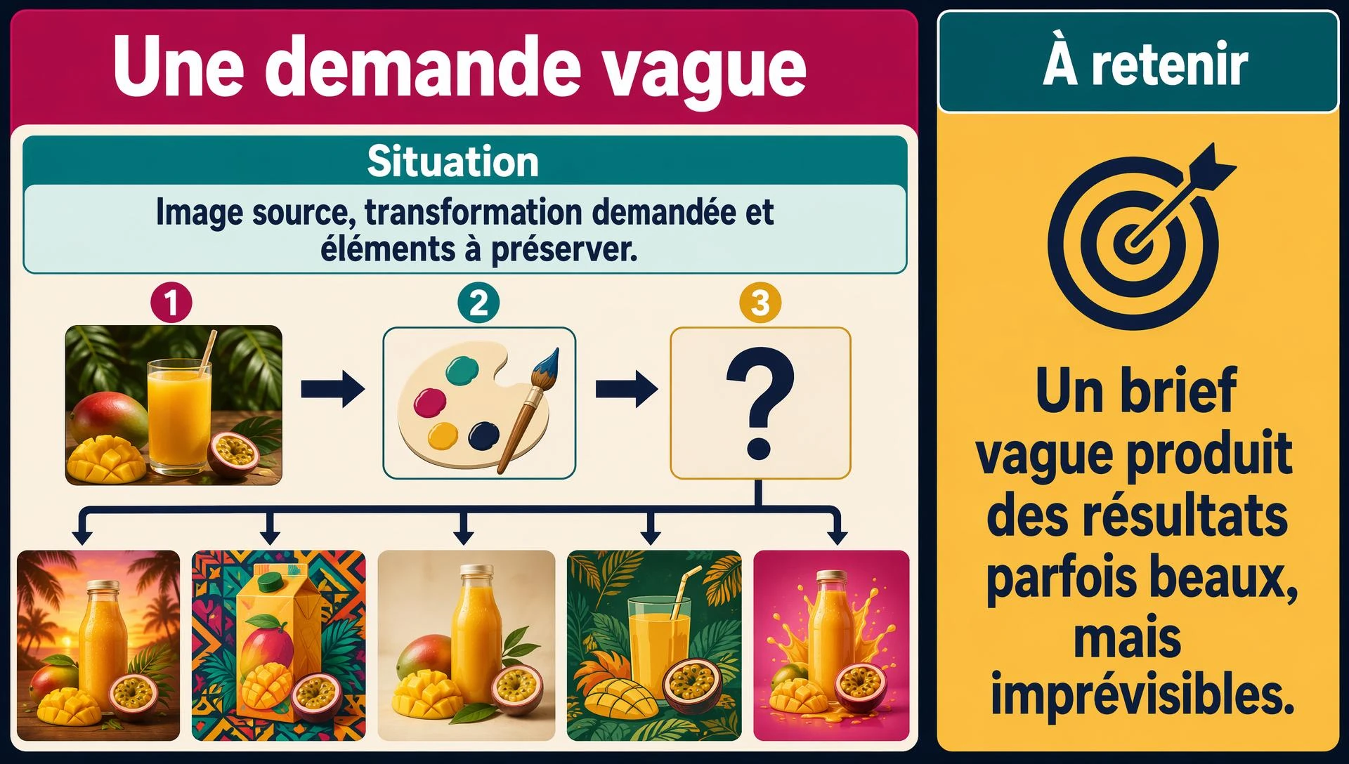Une demande vague