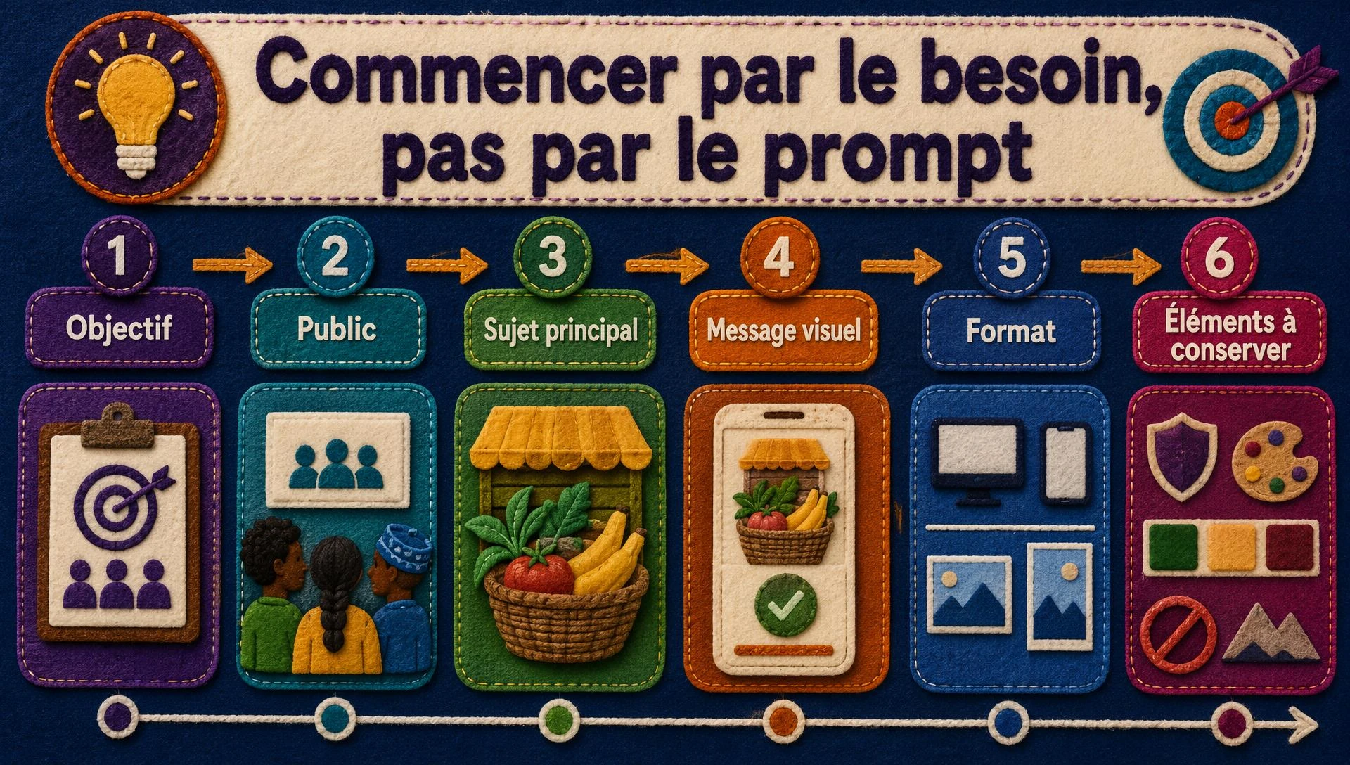 Commencer par le besoin, pas par le prompt