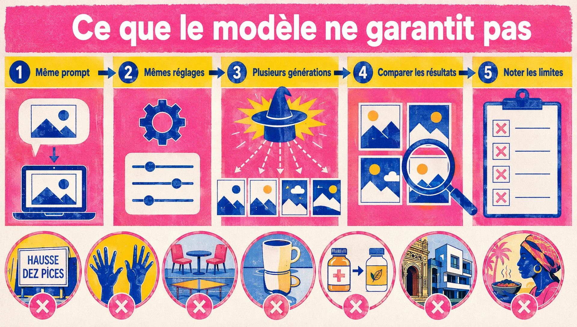 Ce que le modèle ne garantit pas