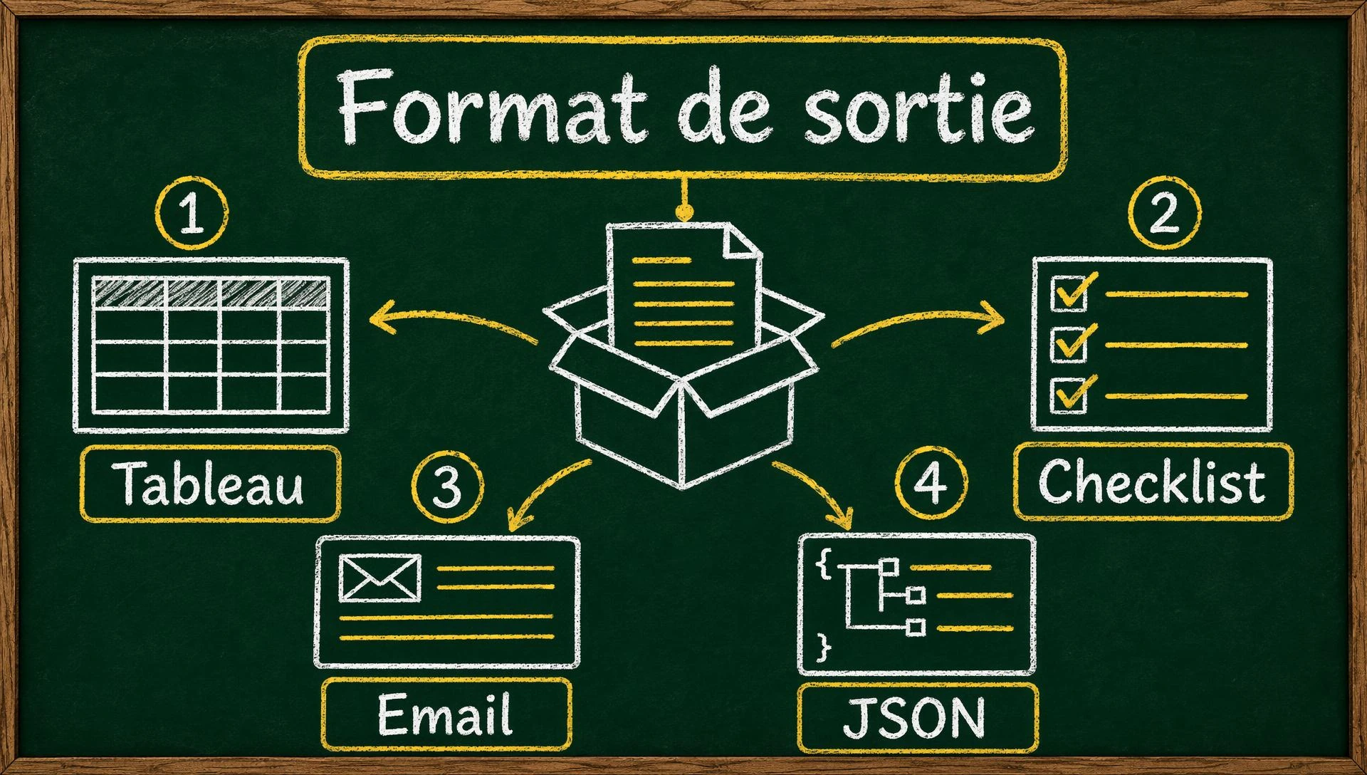 Format de sortie