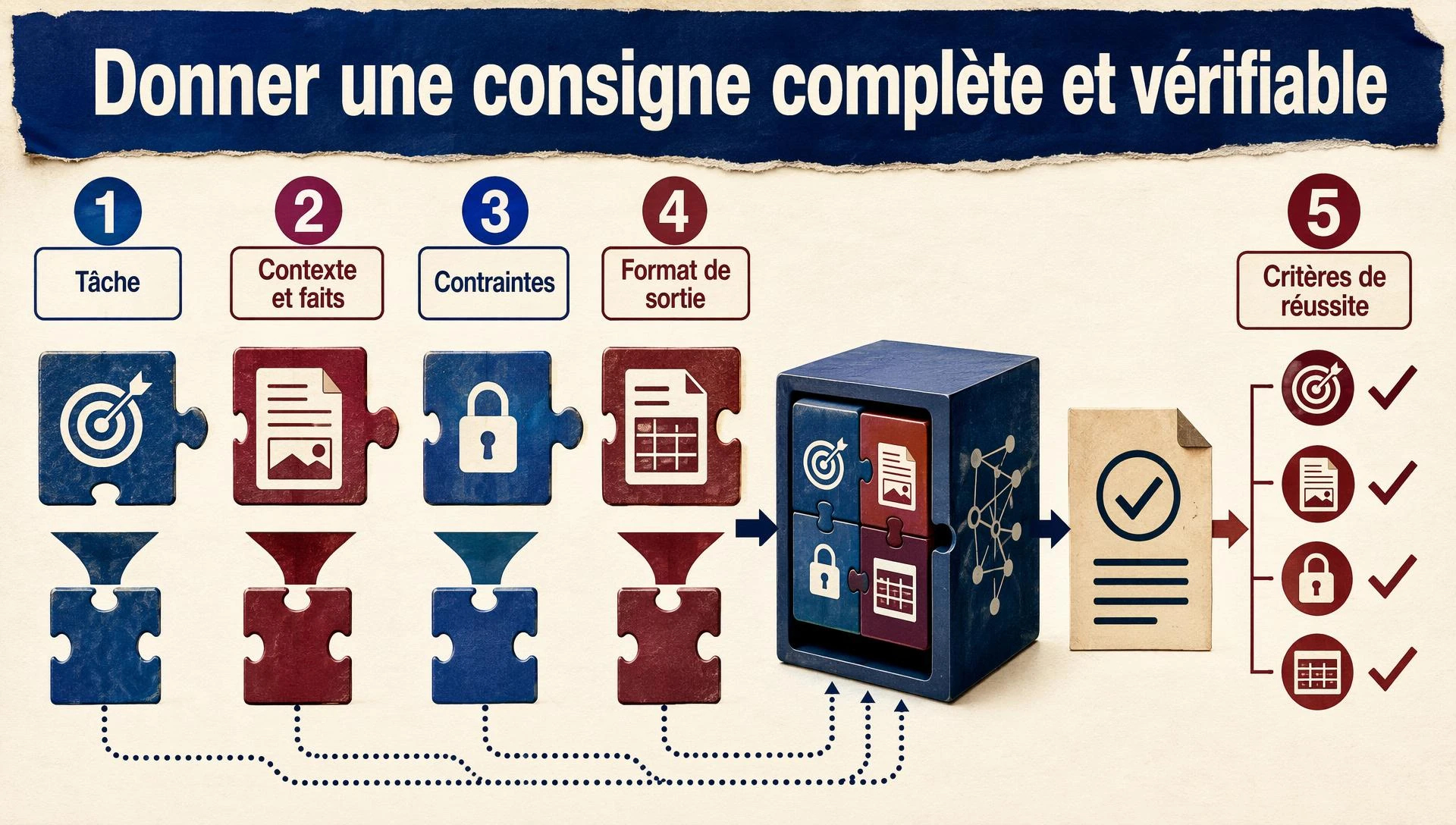 Donner une consigne complète et vérifiable