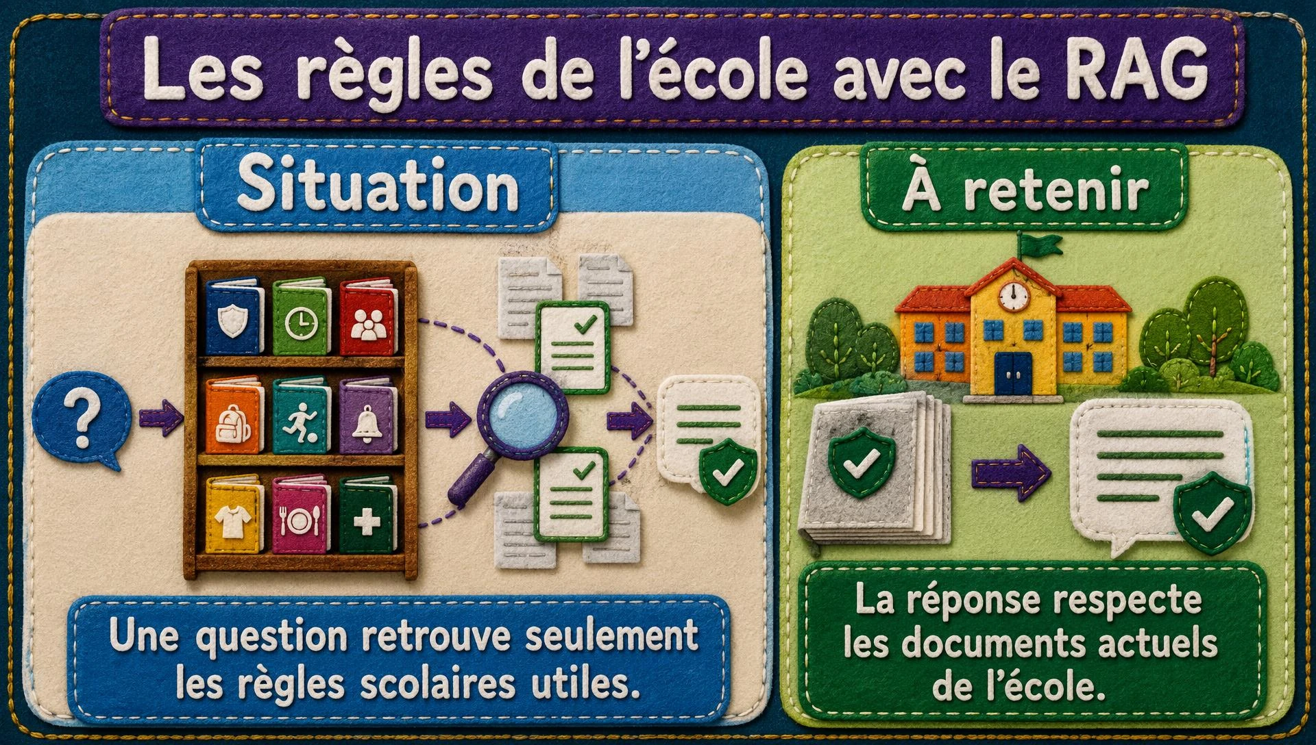 Utiliser le RAG pour répondre selon les règles de l’école