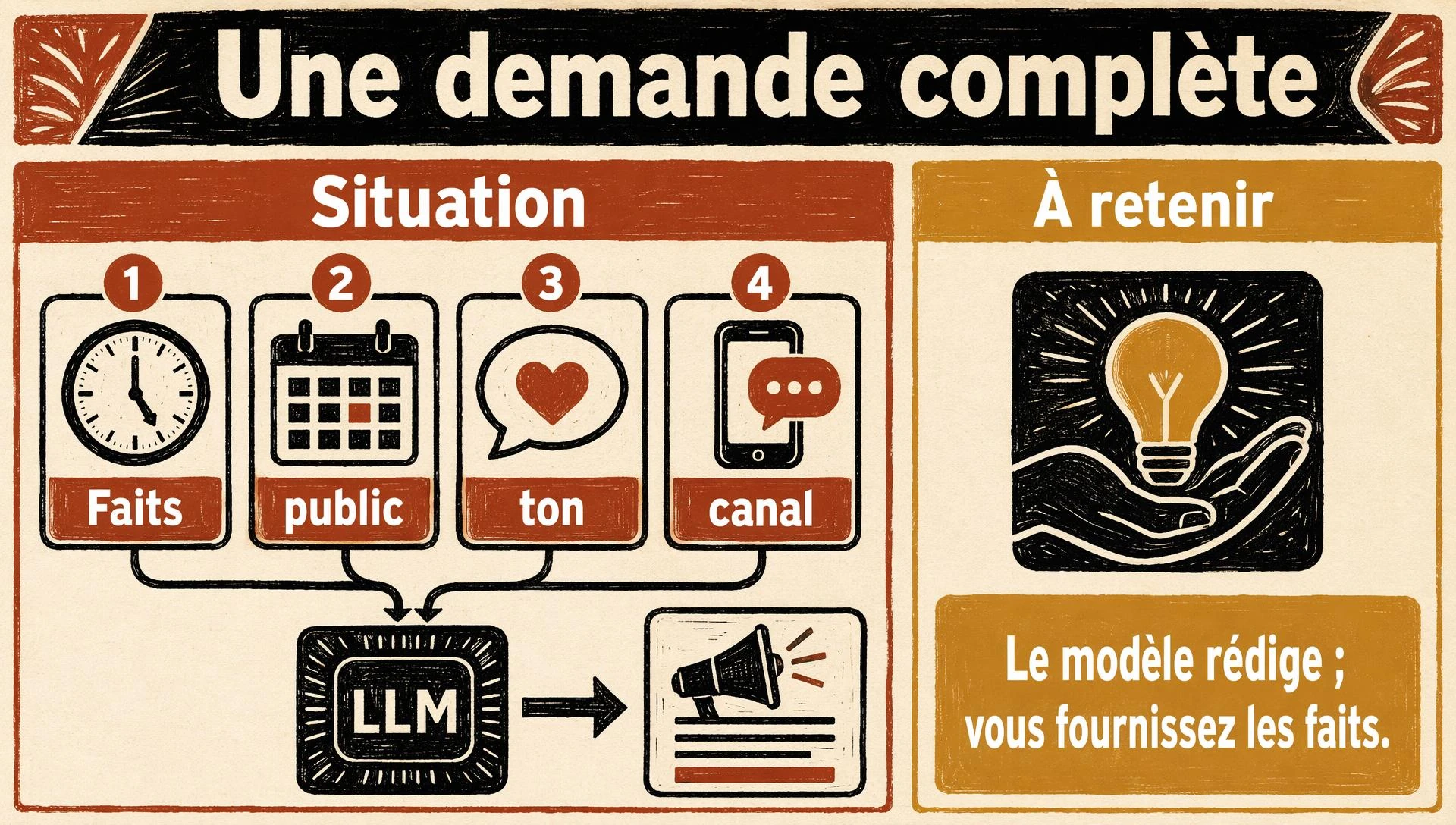 Une demande complète