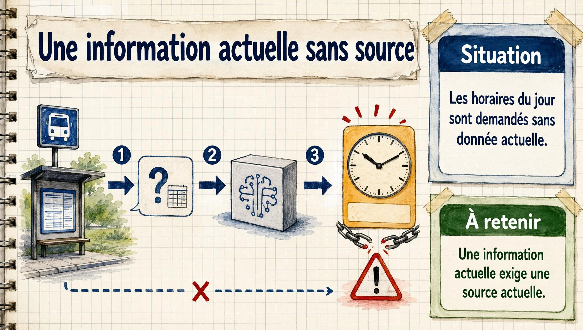 Une information actuelle sans source