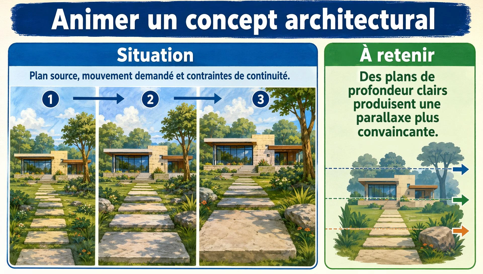 Animer un concept architectural