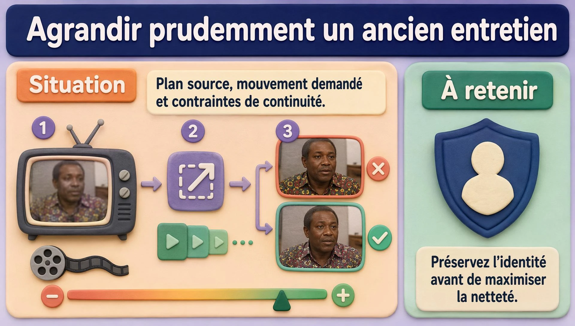 Agrandir prudemment un ancien entretien