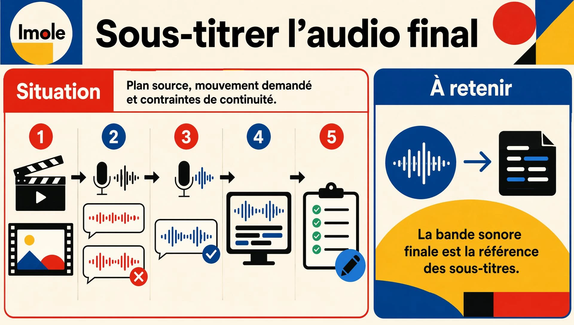 Sous-titrer l’audio final