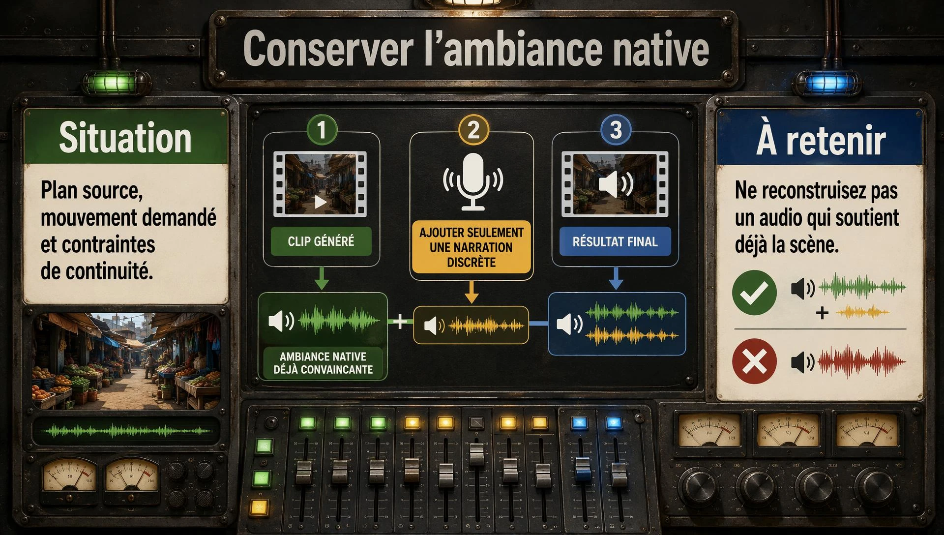 Conserver l’ambiance native