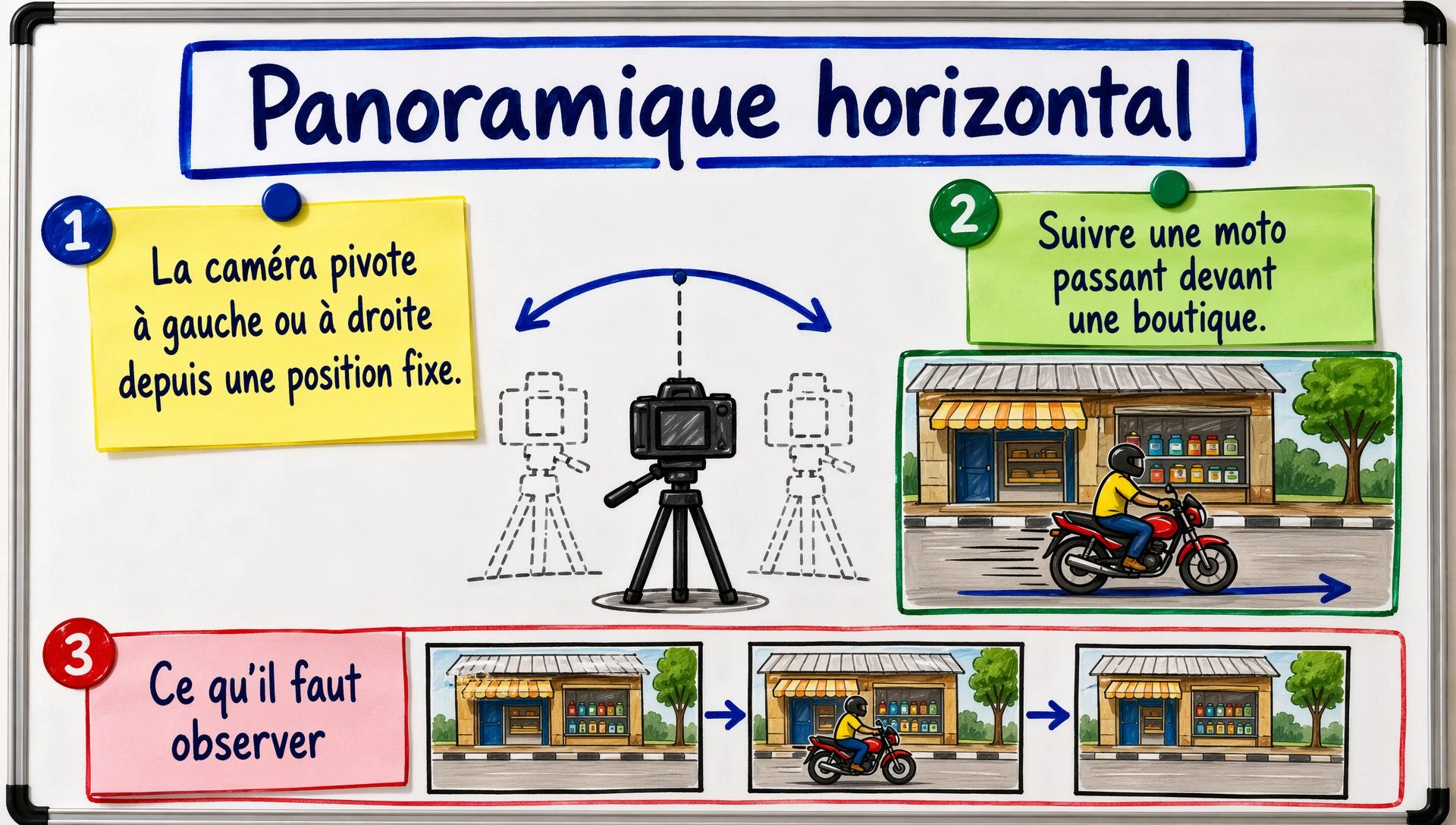 Panoramique horizontal