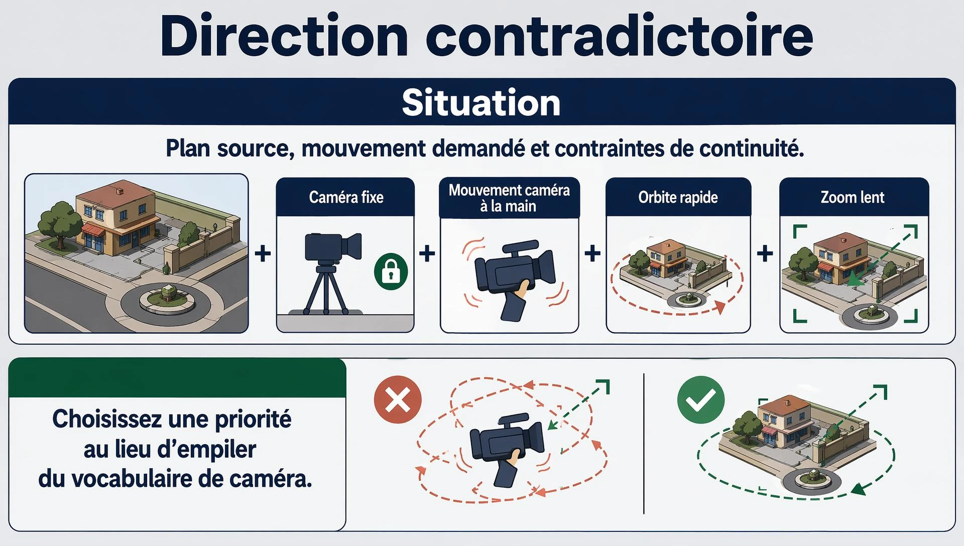 Direction contradictoire