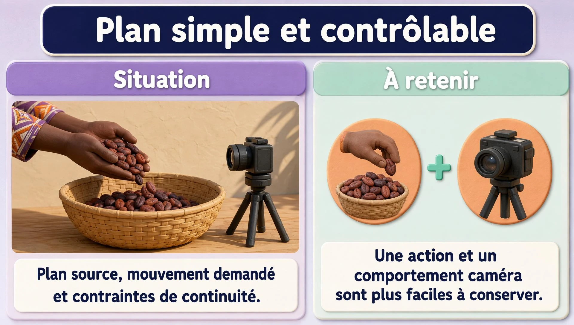 Plan simple et contrôlable
