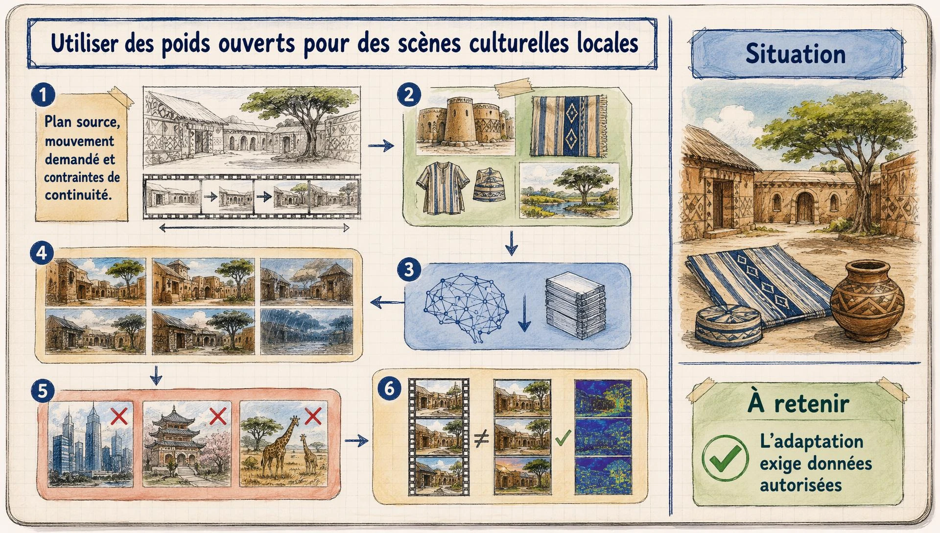 Utiliser des poids ouverts pour des scènes culturelles locales