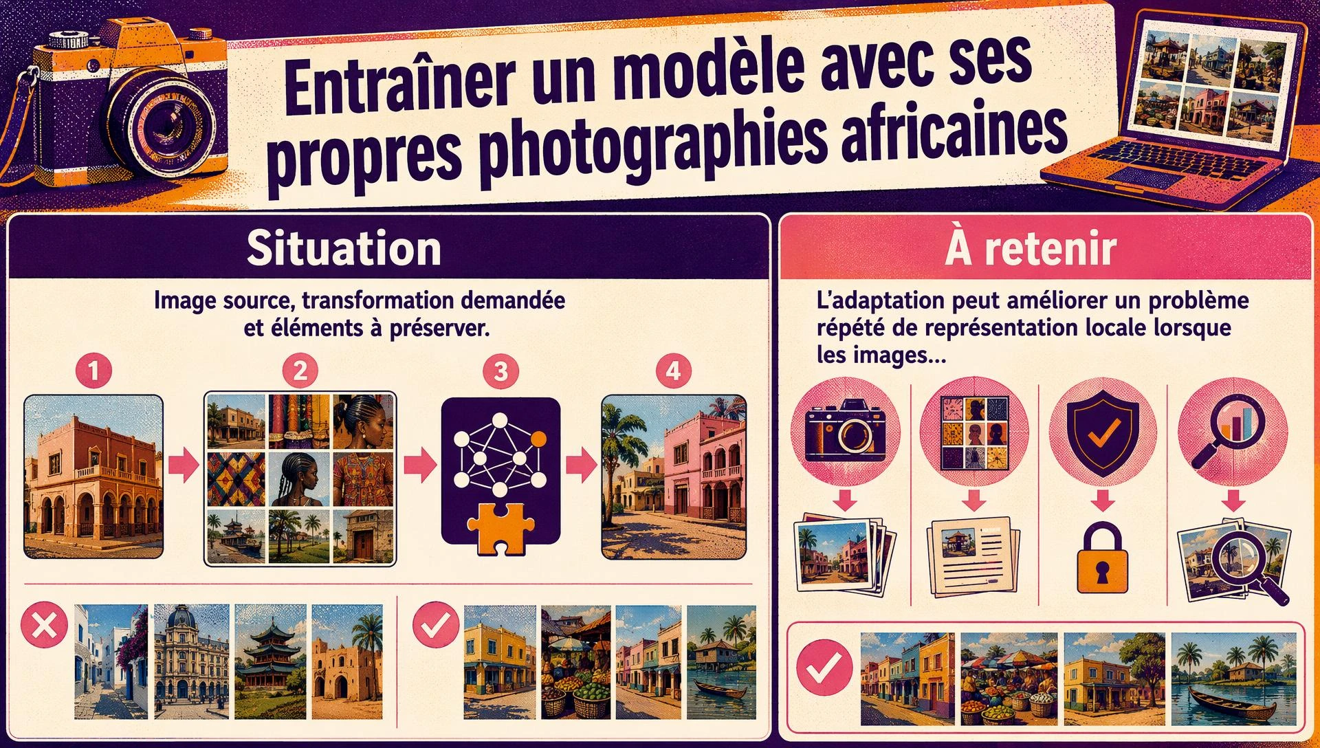 Entraîner un modèle avec ses propres photographies africaines